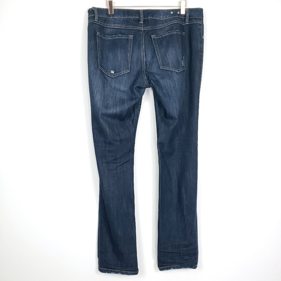 CAbi slim boyfriend distressed jeans size 8 - Picture 2 of 4